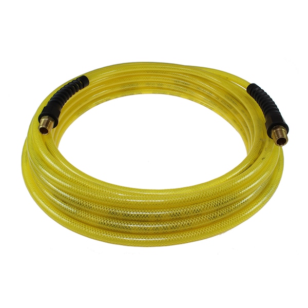 Flexeel Hose 5/16" ID x 25 ' 1/4" MPT Transparent Yellow